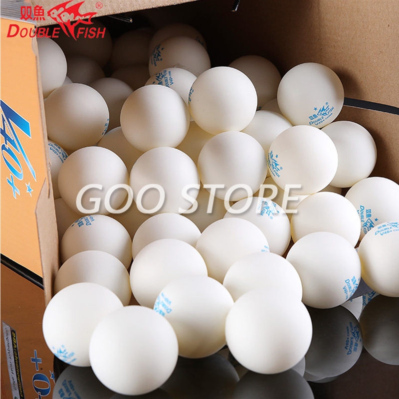 Table Tennis Video Game - 100 piłek Double Fish V40+ 1-Star