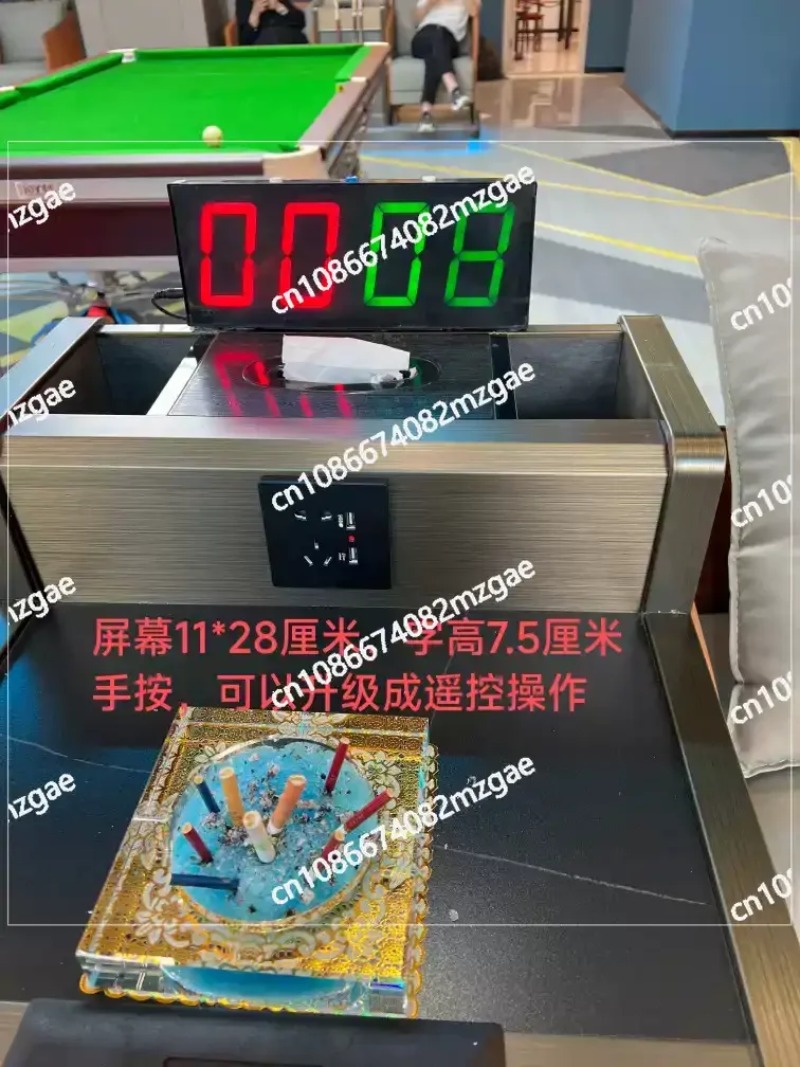 Table Tennis Scoreboard - Przenośna cyfrowa tablica wyników 200x103mm do