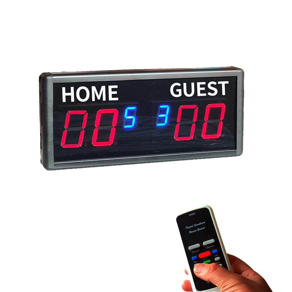 Table Tennis Scoreboard - 6-cyfrowa elektroniczna tablica wyników z pilotem