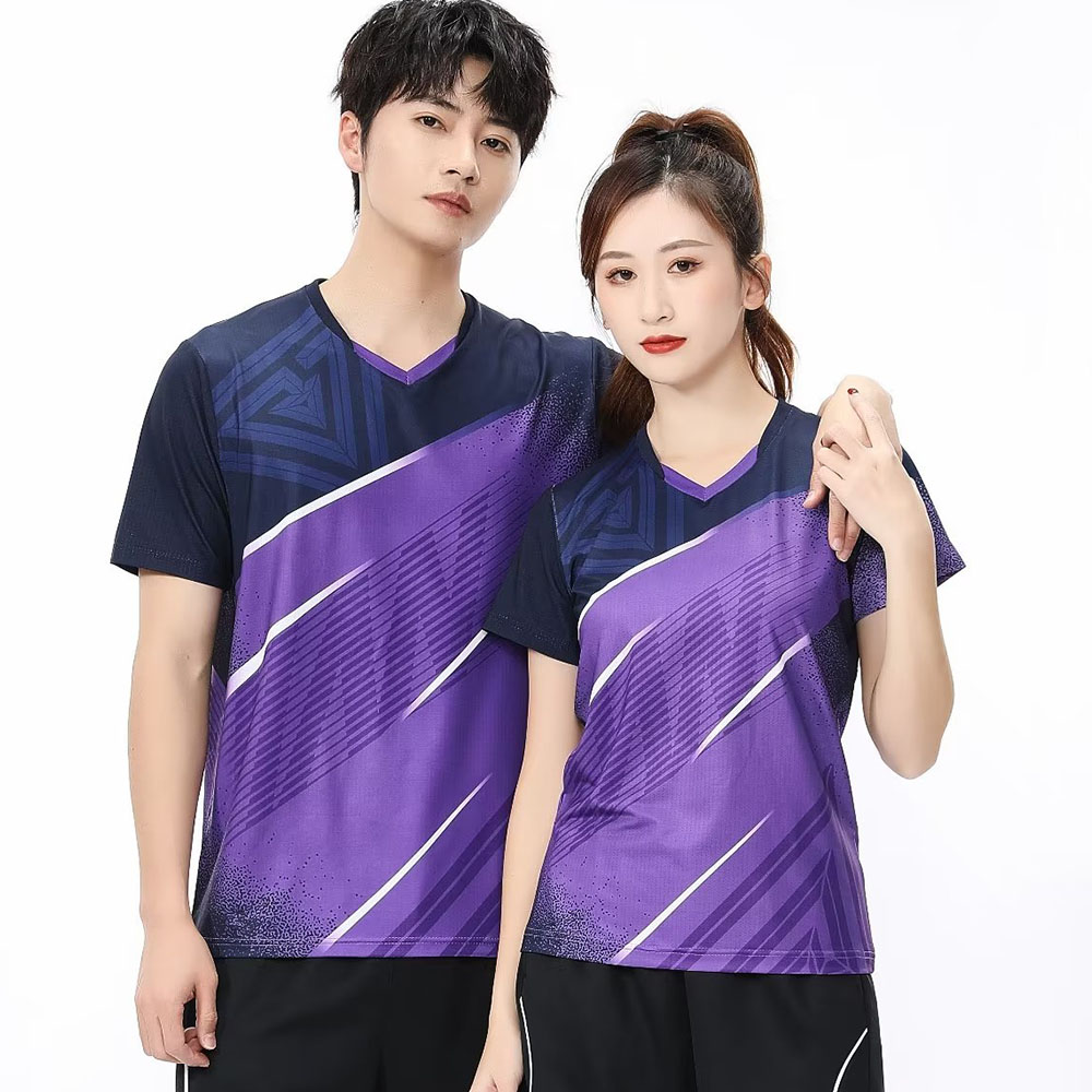 Table Tennis Volleyball - Męskie kobiety Ping Pong tenisowe T-shirt