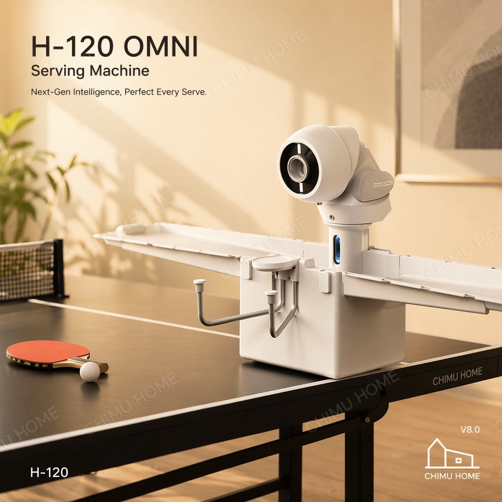 Table Tennis Launcher - 【CHIMU HOME】OMNI Inteligentna Maszyna do Tenisa