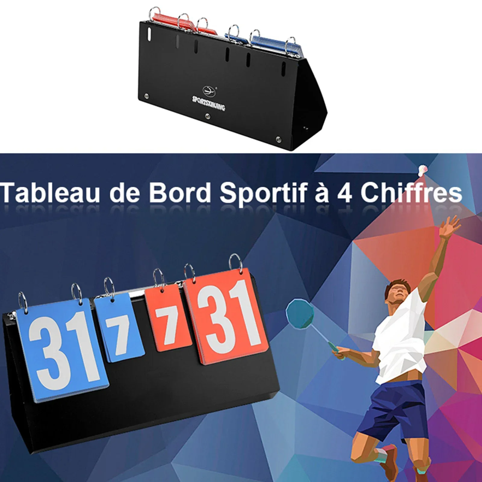 4-cyfrowa tablica wyników zawo – Table Tennis Scoreboard recenzja i cena
