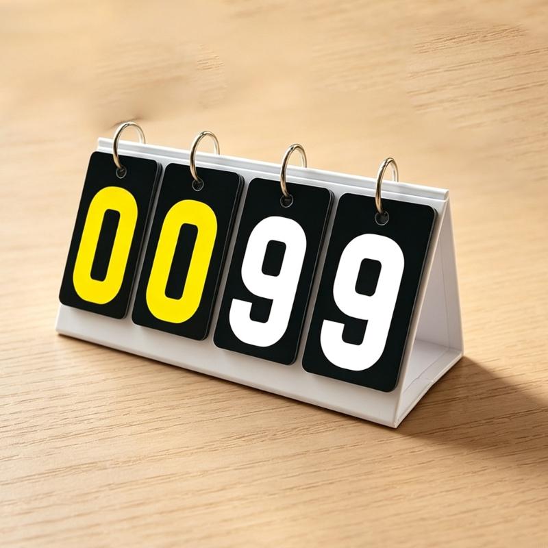 Tablica wyników z ręczną klapk – Table Tennis Scoreboard recenzja i cena