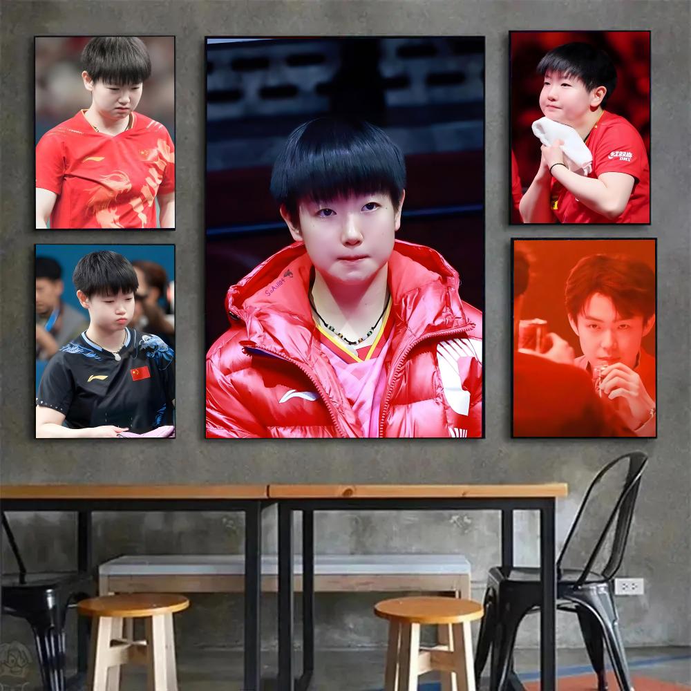 Plakat z wizerunkiem tenisistk – Table Tennis Athlete recenzja i cena