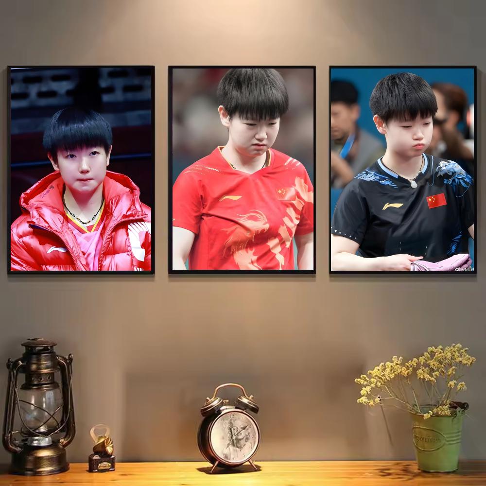 Plakat z wizerunkiem tenisistk – Table Tennis Athlete recenzja i cena
