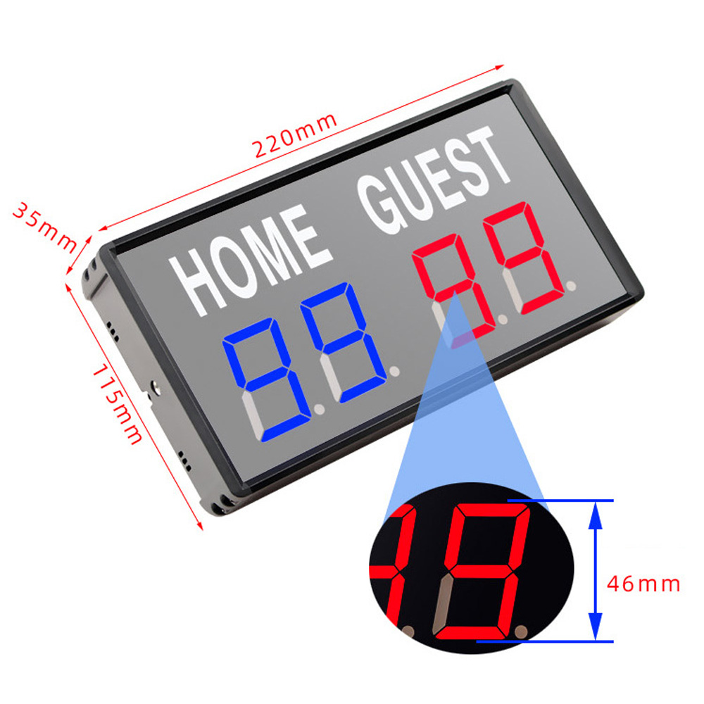 Przenośna 4-cyfrowa tablica wy – Table Tennis Scoreboard recenzja i cena